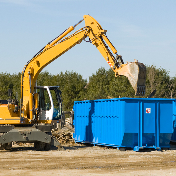 is there a minimum or maximum amount of waste i can put in a residential dumpster in Nellie Ohio